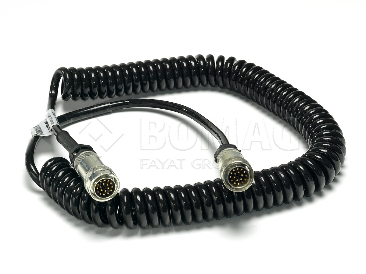 CABLE EN SPIRALE AVEC PRISE